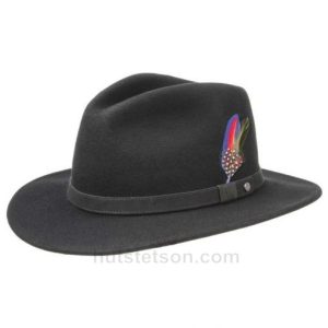 Classic Stetson On Discount - Yutan Wool Hat black at economic price - famous stetson